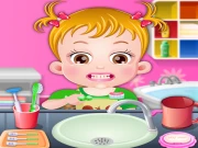 Baby Hazel Brushing Time Online Care Games on taptohit.com
