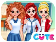BFF Princess Back To School Online Dress-up Games on taptohit.com