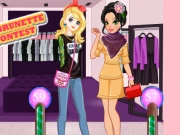 Blonde Vs Brunette Beauty Contest Online Dress-up Games on taptohit.com