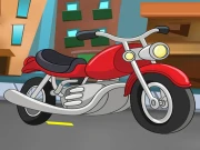 Cartoon Motorbike Jigsaw Online Jigsaw Games on taptohit.com