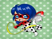 Chibi DottedGirl Coloring Book Online Dress-up Games on taptohit.com