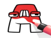 Coloring Alphabet Lore Online kids Games on taptohit.com