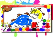 Dinosaur Coloring Book Online Art Games on taptohit.com
