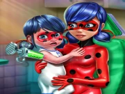 Dotted Girl Toddler Vaccines Online Dress-up Games on taptohit.com
