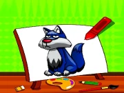 Easy Kids Coloring Walfs Online Art Games on taptohit.com