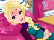 Elsa Stomach Virus Online Dress-up Games on taptohit.com