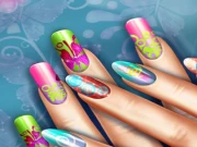 Floral Realife Manicure Online Dress-up Games on taptohit.com