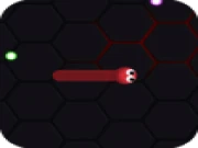 Glowing Snake Online worm Games on taptohit.com
