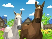 Horse Family Animal Simulator 3D Online Simulation Games on taptohit.com
