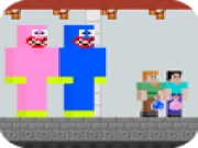 Huggy Kissy vs Steve Alex Online monster Games on taptohit.com