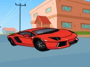Lamborghini Coloring Book Online Art Games on taptohit.com