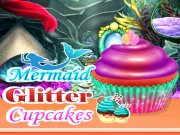 Mermaid Glitter Cupcakes Online Art Games on taptohit.com