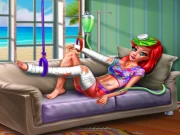 Mermaid Home Recovery Online Dress-up Games on taptohit.com