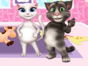 Preganat Kitty Room Decor Online Art Games on taptohit.com