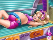Pregnant Princess Tanning Solarium H5 Online Dress-up Games on taptohit.com