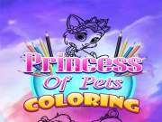 Princess Of Pets Coloring Online Art Games on taptohit.com