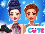 Princess Winter Ice Skating Outfits Online Dress-up Games on taptohit.com