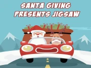 Santa Giving Presents Jigsaw Online Jigsaw Games on taptohit.com