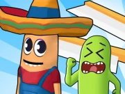 Sausage Run Online .IO Games on taptohit.com