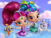 Shimmer and Shine Dressup Online Dress-up Games on taptohit.com