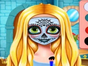 Sisters Halloween Face Paint Online  Games on NaptechGames.com