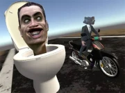 Skibidi Toilet Moto Bike Racing 2 Online skibidi-toilet Games on taptohit.com