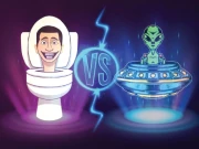 Skibidi Vs Alien Online flight Games on taptohit.com