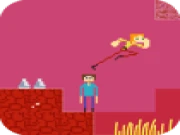 Stickman Steve vs Alex Nether Online action Games on taptohit.com