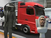 Truck Simulator Skibidi Toilet Online skibidi-toilet Games on taptohit.com